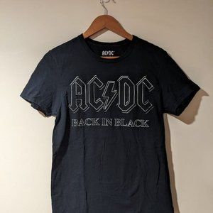 Vintage 2010s Acdc Back In Black Band Music T-shirt